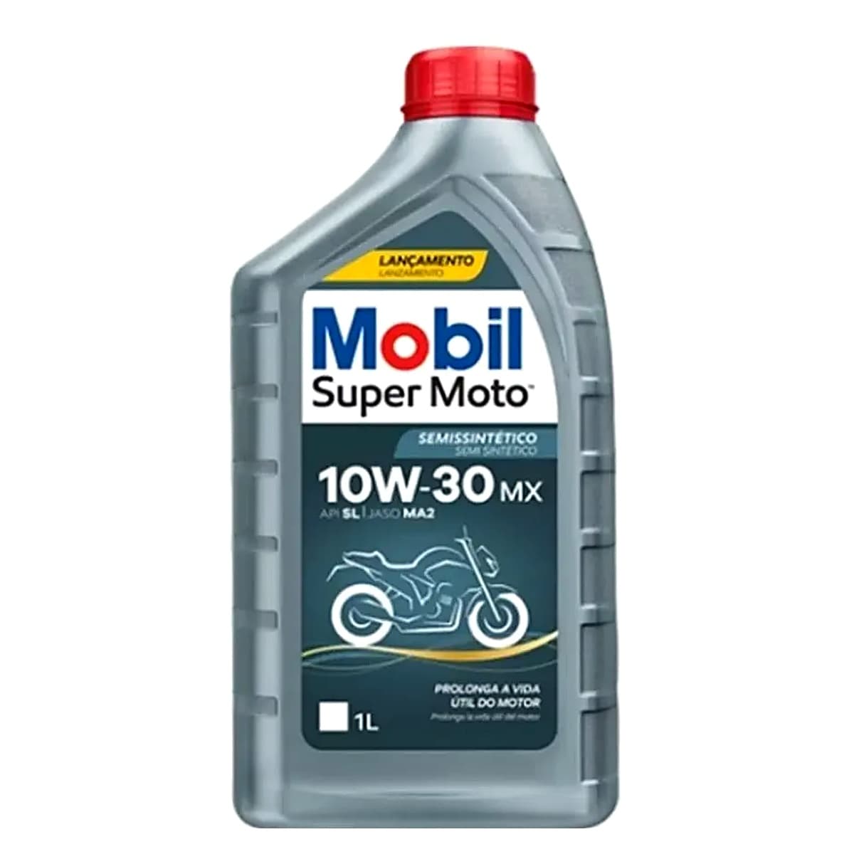 Óleo Mobil Super Moto 4T MX 10W-30 — Semissintético 1L
